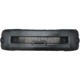 TŞT 2010 - 2011 Toyota Hilux Pıck Up Vıgo - D4D Ön Tampon Plastik Siyah (4x2 Dodik Deliksiz Sis Kapaklı) (My) (Oem NO:52119OK350)