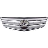 TŞT 2011-2013 Mercedes C Class W204 Ön Panjur Gümüş Gri (Nikelaj Kaplamalı) (Oem No:A2048800023)