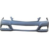 TŞT 2011 - 2013 Mercedes C Class W204 - Ön Tampon Gri Astarlı Bant - Far Yıkama Deliksiz - Sensör Delikli Tw Oem No: 2048806347