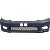 TŞT 2012-2014 Honda Civic Sd Ön Tampon Panjurlu Siyah (Sis Delikli-Far Yıkama Deliksiz)(My) (Adet) (Oem