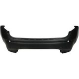 TŞT 2014 - 2015 Hyundai Elantra Arka Tampon Siyah (Reflektör Delikli Karlıksız Fpı) (Oem NO:866113X700)