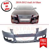 TŞT Audi A4 Ön Tampon Far Yıkama Delikli Astarlı 2008- (Oem No: 8K0807105Agru)