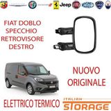 TŞT Fiat Doblo Cargo Dış Ayna Elektrikli Isıtmalı Sinyalli Sensörlü 8 Pın Sağ 2010- (Oem No: 735325166)