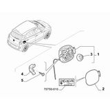 TŞT Fiat Linea/Fiorino Ön Tampon Braketi Şase Ucu Sol 2007 (Oem No: 52142371)