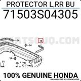 TŞT Honda Civic Arka Tampon Bandı Sedan Sol 1995-1999 (Oem No: 71503S04305)