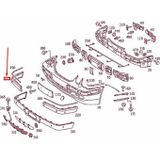 TŞT Mercedes W210 Ön Tampon Bandı Delikli Sağ 1999-2002 (Oem No: A21088516219999)