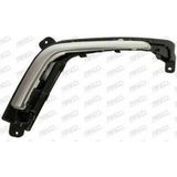 TŞT Peugeot 308 2011-2013 Sis Lamba Çerçevesi Sol Siyah/Çıtası Gümüş Gri (Lm) (Oem No:1607809580)