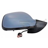 TŞT Peugeot 407 Dış Ayna Elektrikli Isıtmalı (Mavı Cam) Astarlı Sol 2004- (Oem No: 8149Vg)