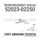 TŞT Toyota Corolla (2018 Yılında Çıkan Kasa) Arka Tampon Demiri (Oem No: 5202302250) - Sağ