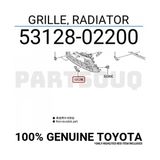 TŞT Toyota Corolla Hatchback 2020-2022 Ön Tampon Panjuru Siyah (Çeki Demiri Kapaklı)(Tw) (Oem No (5311212420)) - Sağ