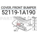 TST Toyota Corolla İle Uyumlu Ön Tampon 1988-1992 (Oem No: 521191A190)