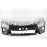 TST Toyota Corolla İle Uyumlu Ön Tampon (Çek? Kapaks?Z) S?Yah 2013- (Oem No: 521190Z927)
