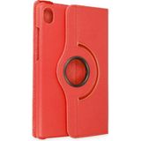 Tstore Lenovo Tab M8 Kılıf 360 Tablet Deri Kılıf - Kırmızı - .