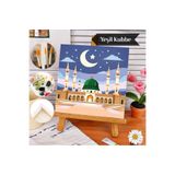 TT ART Sayılarla Boyama 20X20 cm Aile Seti Tuval Seti Fırça Boya Dahil - Yeşil Kubbe
