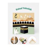 TT ART Sayılarla Boyama 20X20 cm Ramazan Özel Tuval Seti Fırça Boya Dahil - Yeşil Kubbe