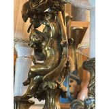 TT Avrupa Bronz Avize Zincir Hariç 42 cm Boyunda 35 cm Çapında.
