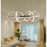 Tt Aydınlatma Büyük Sarmal Modeli Fransız Sarı Kaplama LED Avize - Rose Gold - Gün Işığı