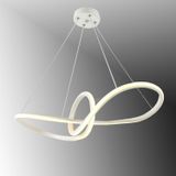TT Aydınlatma Tt002-By Papyon Modeli Mat Beyaz ( 3 Renk Işık ) Led Avize