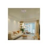 TT AYDINLATMA TT003-ROSEGOLD-GÜNIŞIĞI TT Aydınlatma GÜN IŞIĞI LED Sarmal Modeli Fransız Sarısı Kaplama Led Avize Sarı 30 x 60