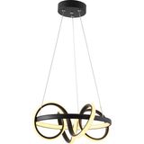 TT Aydınlatma TT003-SY Tt Aydınlatma Sarmal Modeli Mat Siyah LED Avize - Gün Işığı
