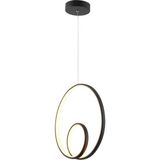 TT Aydınlatma TT004-SY Tt Aydınlatma Göz Modeli Mat Siyah LED Avize - Sarı Işık