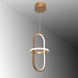 TT Aydınlatma TT006-1-ESK Tt Aydınlatma Minyon Modeli Tekli Eskitme LED Avize - Sarı Işık