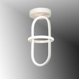 TT Aydınlatma TT006-1PLF-BY Tt Aydınlatma Minyon Modeli Tekli Plofonyer Mat Beyaz LED Avize - Günışığı