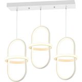 TT Aydınlatma TT006-3S-BY Minyon Modeli 3'lü Mat Beyaz Sıralı LED Avize