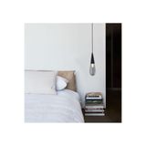 TT AYDINLATMA TT023-1-YTK-FULL-SY TT Ayd Damla Modeli Mat Siyah Yatak Başlık - Banyo Avizesi Siyah