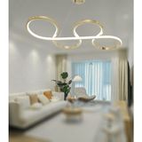 TT Aydınlatma TT025-FSR Tt Aydınlatma Yılan Modeli Fransız Sarı Kaplama LED Avize - Rose Gold - Gün Işığı