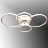 TT Aydınlatma TT035-4-BY Tt Aydınlatma Drone Modeli Mat Beyaz 4 Lü LED Avize - Beyaz Işık