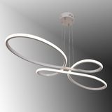 TT Aydınlatma TT041-BY Tt Aydınlatma Trend Modeli Mat Beyaz LED Avize - Beyaz Işık