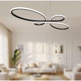TT Aydınlatma TT041-SY Tt Aydınlatma Trend Modeli Mat Siyah LED Avize - Sarı Işık