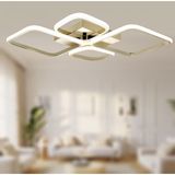 TT Aydınlatma TT050-FSR Tt Aydınlatma Baklava Desen Fransız Sarı Kaplama 4 Lü LED Avize - Beyaz Işık - Rose Gold