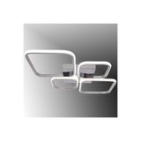 TT AYDINLATMA TT050-KR TT Aydınlatma Baklava Desen Krom Kaplama 4 lü Led (Gün Işığı) Avize Krom 70 x 50