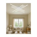 TT AYDINLATMA TT070-BEYAZ-BYR TT Aydınlatma BEYAZ IŞIK LED 6 lı Çubuk Model Mat Beyaz Led Avize Beyaz