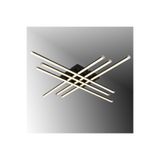 TT AYDINLATMA TT070-SY-3RENKIŞIK TT Aydınlatma 3 RENK IŞIK LEDLİ 6 lı Çubuk Model Mat Siyah Led Avize