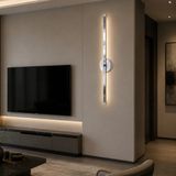 TT Aydınlatma TT079-KR-PİLLİ-APL 70 cm Krom Kaplama Pilli Aplik - Beyaz Işık