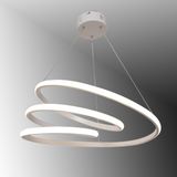 TT Aydınlatma TT301-BY Tt Aydınlatma Yay Modeli Mat Beyaz LED Avize - Sarı Işık