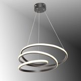 TT Aydınlatma TT301-SY Yay Modeli Siyah LED Avize - Gün ışığı