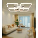 TT Aydınlatma TT302-4+1-FSR Kare Tt Aydınlatma Fransız Sarı Kaplama Plofonyer 5 Li LED Avize - Rose Gold - Gün Işığı