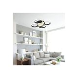 TT AYDINLATMA Tt304-4+1-sy Yuvarlak Mat Siyah 5 Li (Sarı Işık) Led Avize Siyah