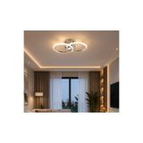 TT AYDINLATMA TT305-2-KR ( 3 RENK IŞIK LEDLİ ) Krom Kaplama 2 li Led Avize