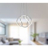 TT Aydınlatma TT306-35-BY Tt Aydınlatma Kavis Modeli Mat Beyaz LED Avize - Beyaz Işık