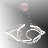 Tt Aydınlatma Tt307-40-By Tt Aydınlatma Helezon Modeli Mat Beyaz Led Avize - 3 Renk Işık