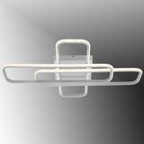 TT Aydınlatma TT324-BY Tt Aydınlatma 57 x 17 Profil Mat Beyaz 3 Lü Plofonyer LED Avize - Sarı Işık