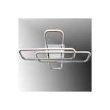 TT AYDINLATMA TT324-KR-3RENKIŞIK TT Aydınlatma 57 x 17 Profil Krom Kaplama (3 RENK IŞIK) Plafonyer Led Avize Krom