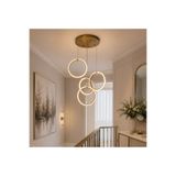 TT AYDINLATMA TT339-3+1-FULLESK ( 3 RENK IŞIK LED ) NEXUS MODELİ 20 LİK HALKA 4 LÜ LED AVİZE