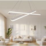 Tt Aydınlatma Tt400-2 By Tt Aydınlatma Dikdörtgen 2 Li Mat Beyaz Led Avize - Beyaz Işık