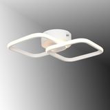 TT Aydınlatma TT405-2-BY Mat Beyaz 2'li Kare LED Avize - Günışığı